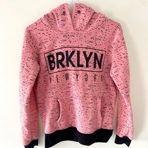 BRKLYN New York pink hoodie